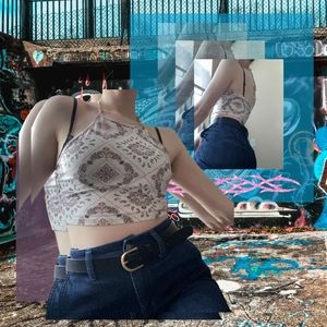 ♡ Lizzie McGuire style halter top ♡